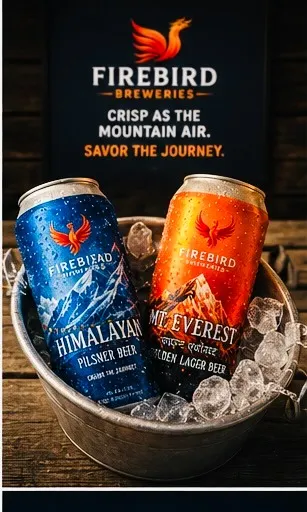 Firebird cans in an ice bucket